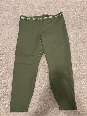 YITTY Olive Green High-Rise Performance Leggings